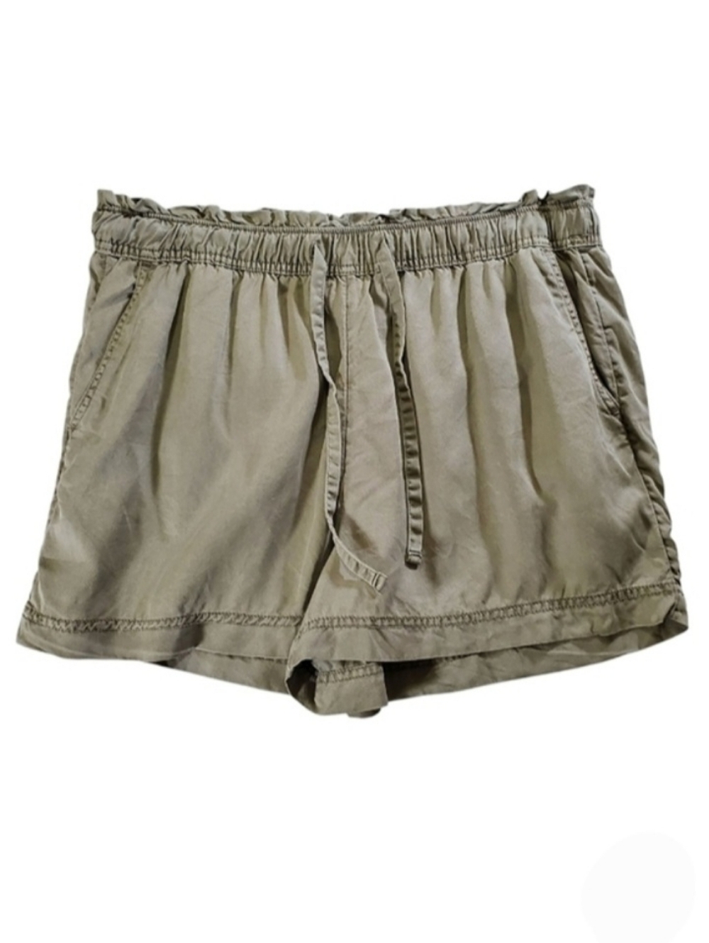 2265 * C&C California Pull On Lyocell Shorts Olive Green Size XL